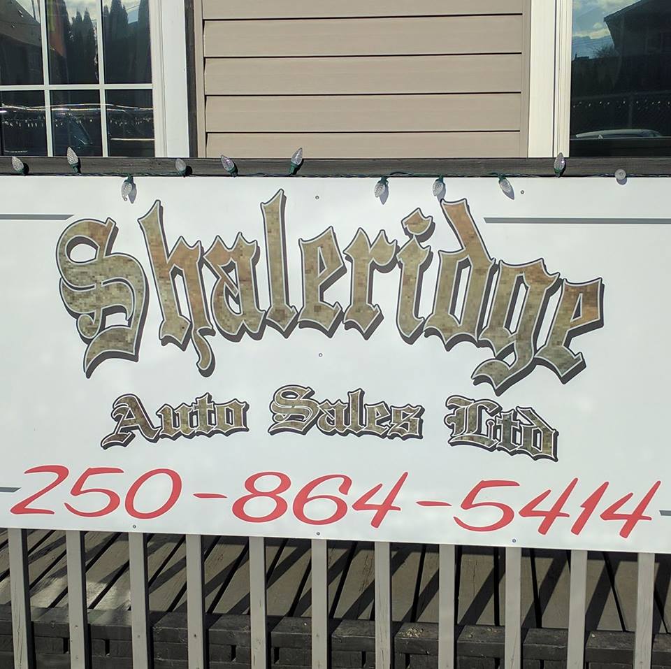 Shaleridge Auto Sales Ltd | 1000 Railway Ave, Kelowna, BC V1Y 7R7, Canada | Phone: (250) 864-2511