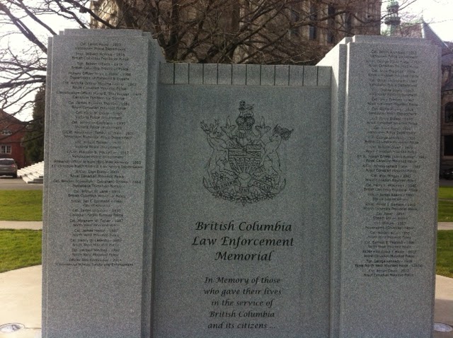 BC Law Enforcement Memorial | 401 Menzies St, Victoria, BC V8V 2H2, Canada | Phone: (604) 835-7045
