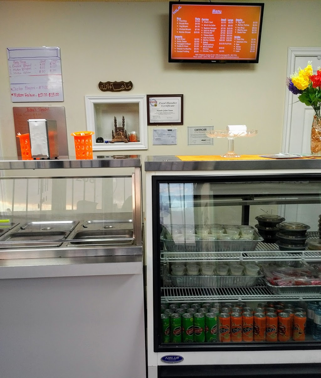 Hyderabad Palace | 4810 Sheppard Ave E #208, Scarborough, ON M1S 4N6, Canada | Phone: (647) 786-0030
