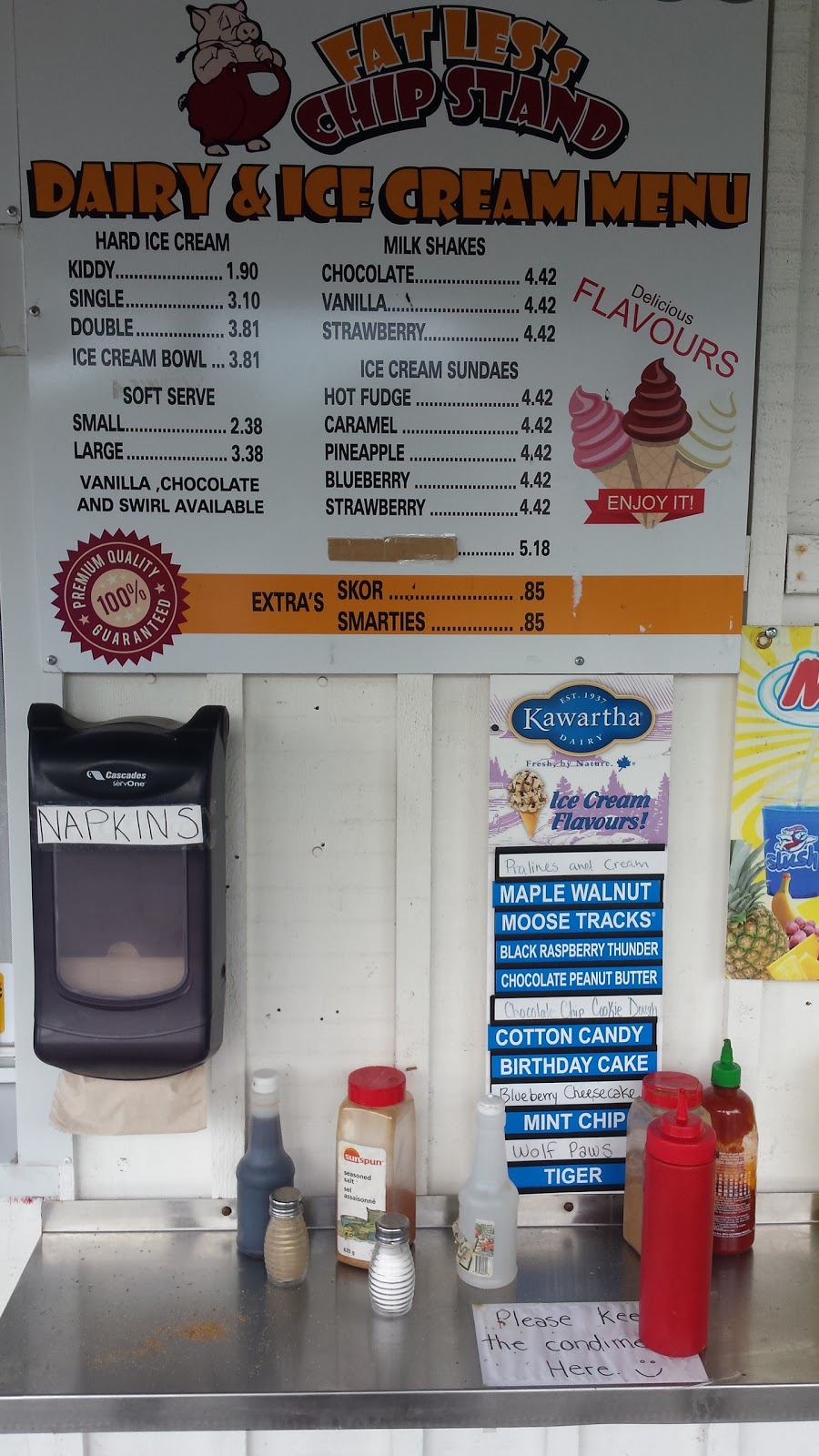 Fat Less Chip Stand | 5657 Osgoode Main St, Osgoode, ON K0A 2W0, Canada | Phone: (613) 826-0000