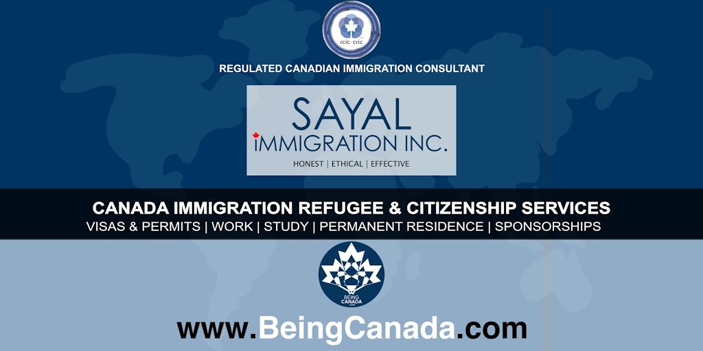 Sayal Immigration Inc. | BeingCanada.com | 1090 Peter Robertson Blvd Unit 202, Brampton, ON L6R 3B3, Canada | Phone: (905) 904-2704