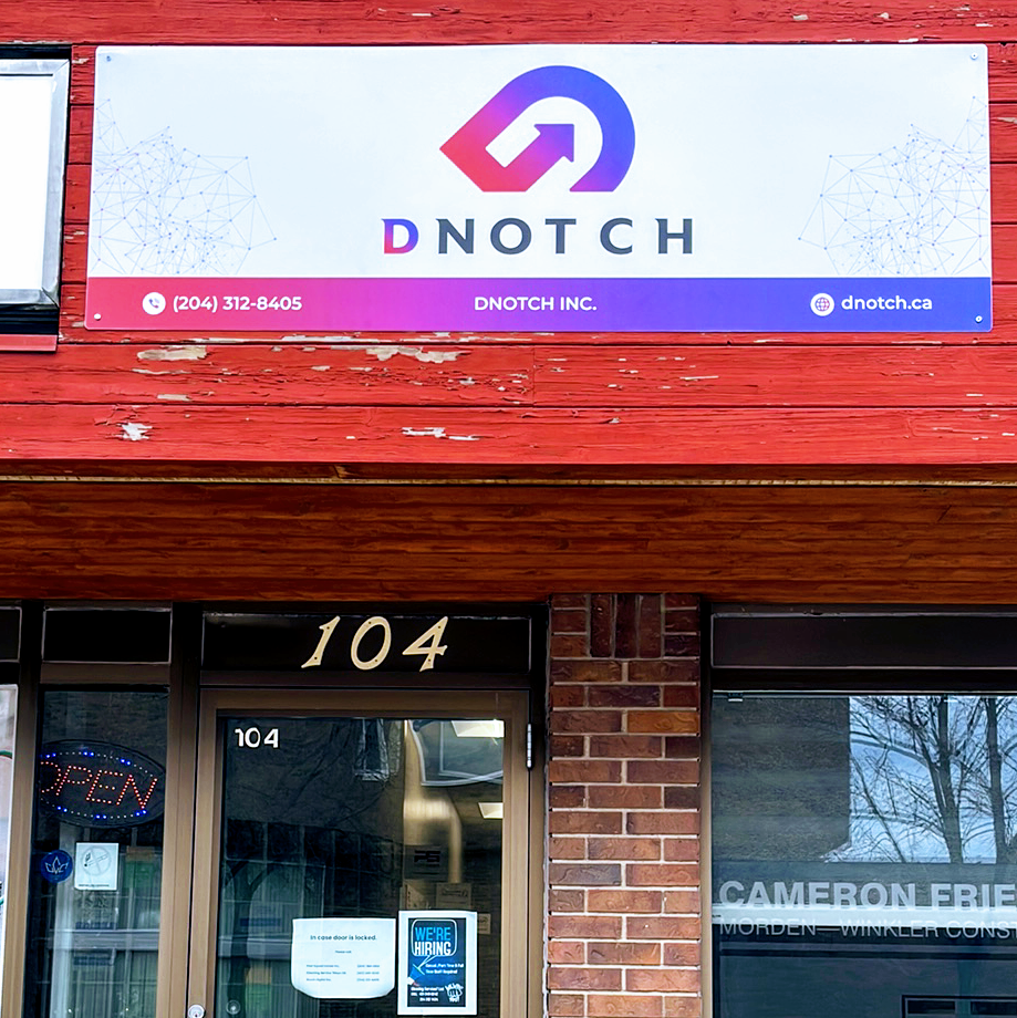 Dnotch Inc | 376 Stephen St, Morden, MB R6M 1T5, Canada | Phone: (204) 312-8405