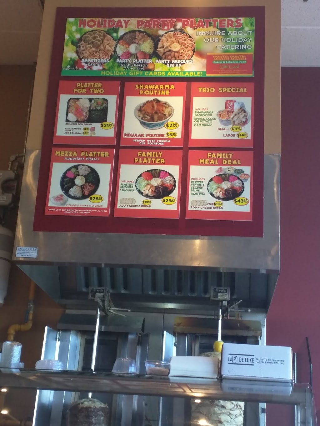 Yalla Yalla Bakery & Lebanese Foods | 2010 Trim Rd, Orléans, ON K4A 0G4, Canada | Phone: (613) 837-6300