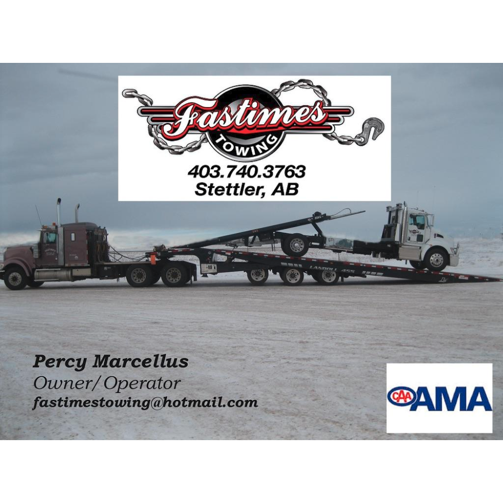 Fastimes Towing Inc. | 4604 40 St, Stettler, AB T0C 2L0, Canada | Phone: (403) 740-3763