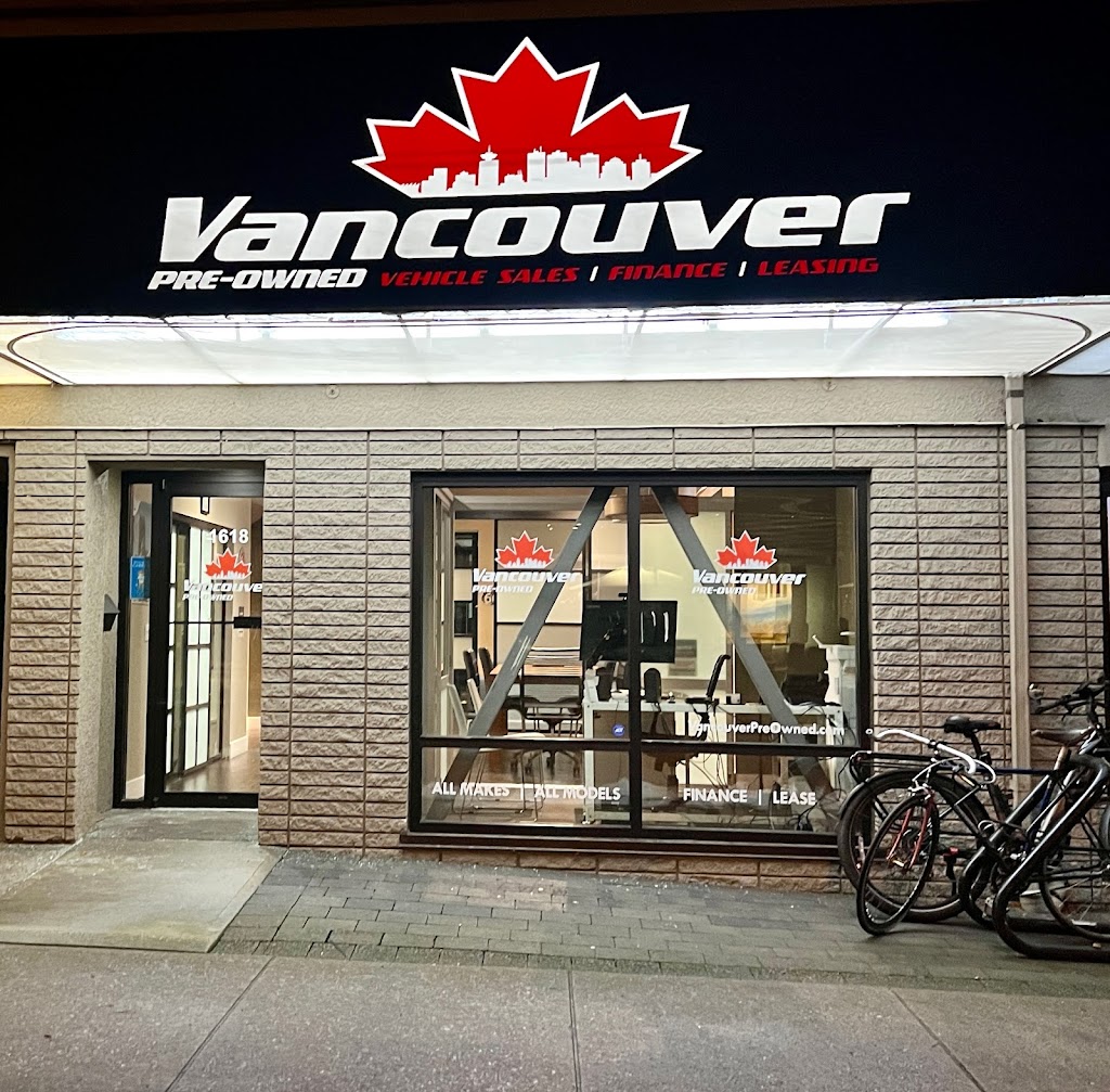 Vancouver Pre-Owned | Vehicle Sales | Finance - Leasing | 1618 W 3rd Ave, Vancouver, BC V6J 1K2, Canada | Phone: (604) 764-5595