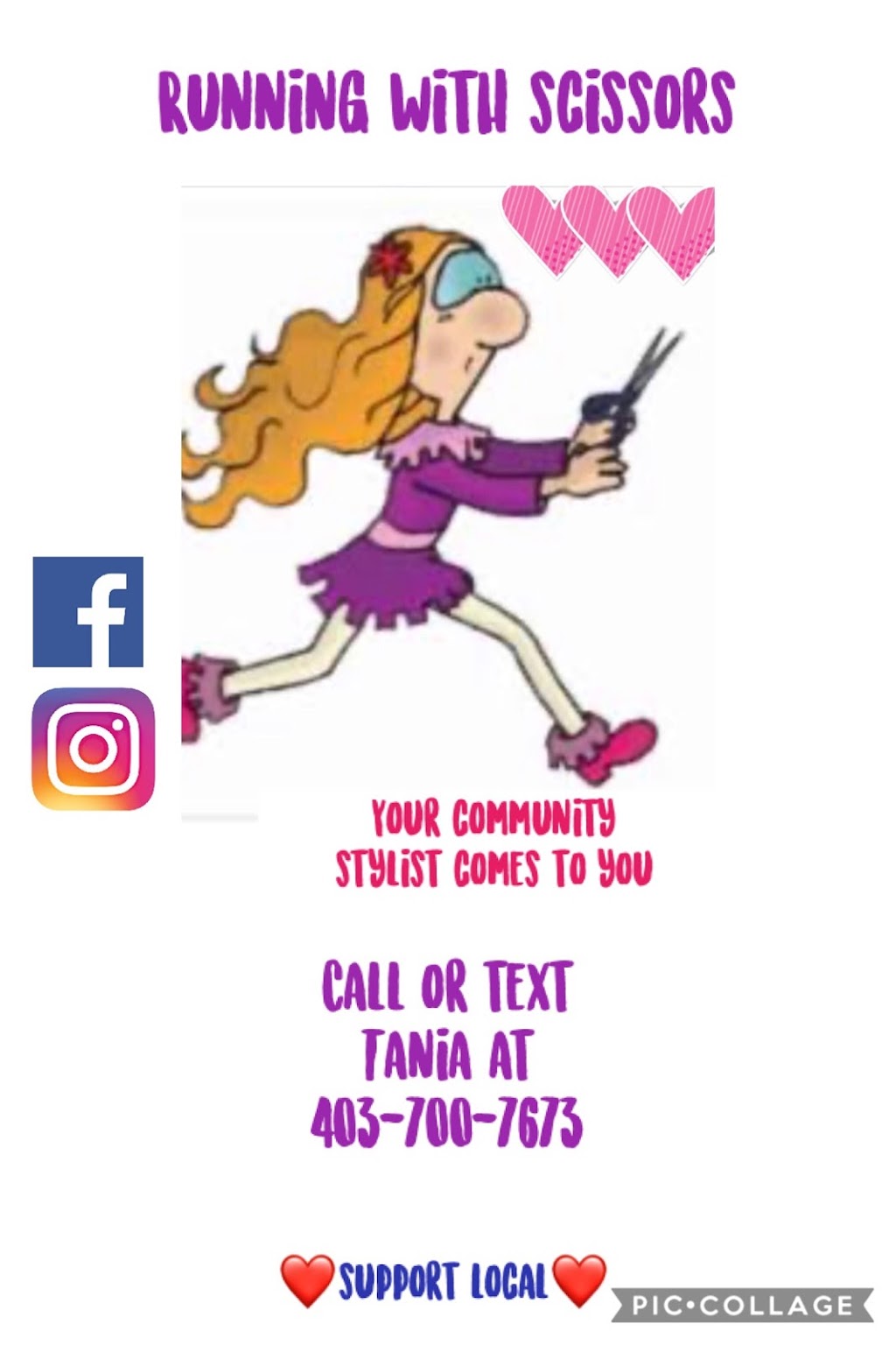 Running With Scissors | 225 Chaparral Drive SE, Calgary, AB T2X 3R8, Canada | Phone: (403) 700-7673