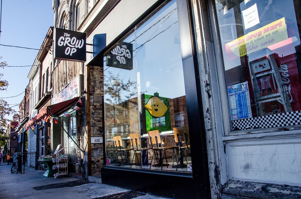 The Grow-Op Juice Bar & Eatery | cafe | 222 Ossington Ave, Toronto, ON M6J 2Z9, Canada | 4165329999 OR +1 416-532-9999
