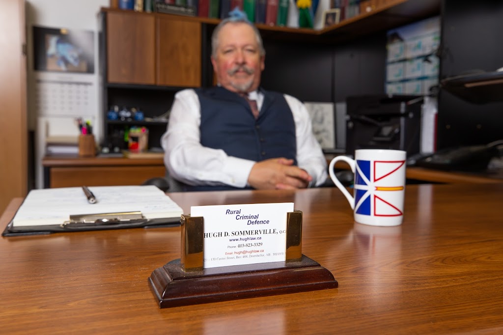 Hugh D. Sommerville, Q.C. Criminal Defence Lawyer | Box 488, 170 Centre St Unit 21, Drumheller, AB T0J 0Y0, Canada | Phone: (403) 823-3329