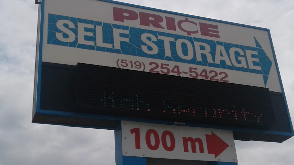 Price Self Storage | 694 Cameron Ave, Windsor, ON N9B 1Z1, Canada | Phone: (519) 254-5422