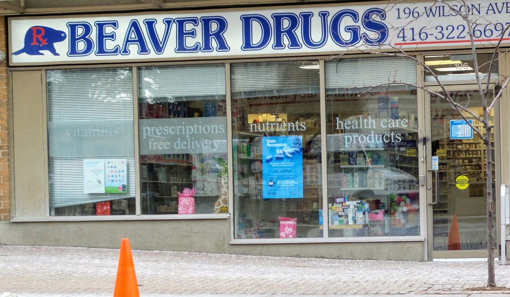 Beaver Drugs | health | 196 Wilson Ave, North York, ON M5M 4N7, Canada | 4163226697 OR +1 416-322-6697