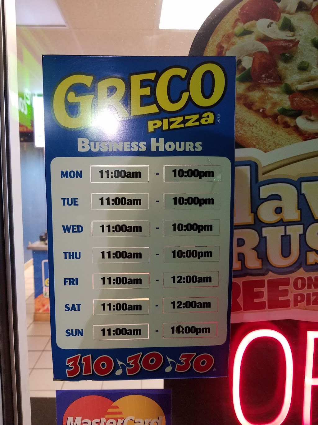 Greco Pizza | 180 Brackley Point Rd, Charlottetown, PE C1A 6Y9, Canada | Phone: (902) 894-5600