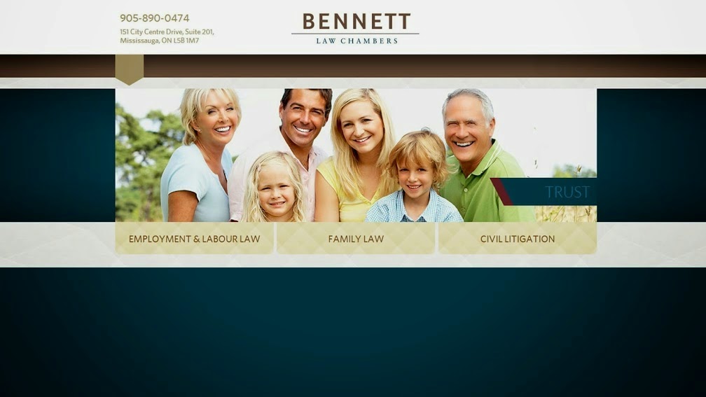 Bennett Law Chambers | 151 City Centre Dr #201, Mississauga, ON L5B 1M7, Canada | Phone: (905) 901-3768