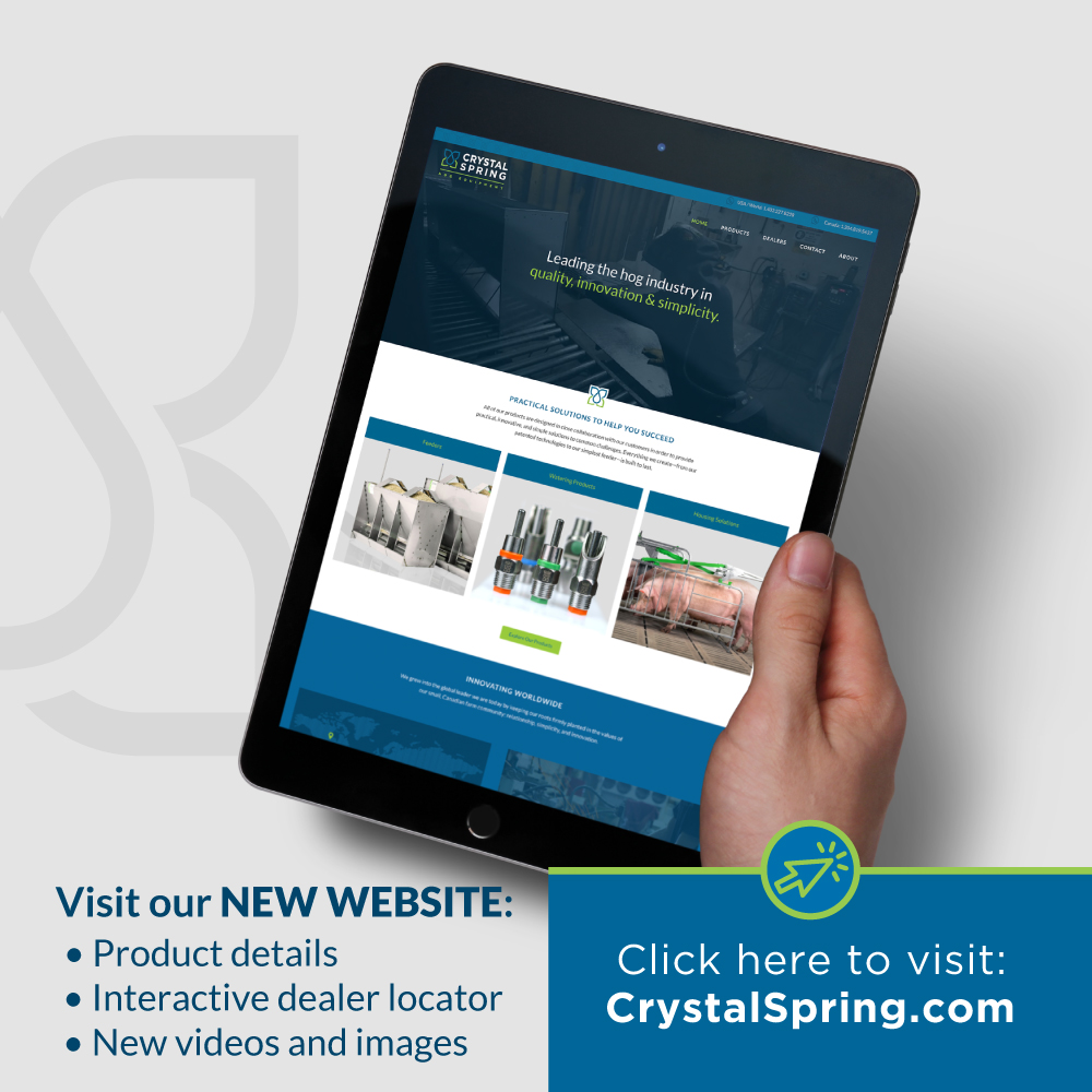 Crystal Spring Hog Equipment | 1266 Alarie Rd #36N, Ste. Agathe, MB R0G 1Y0, Canada | Phone: (204) 819-5637