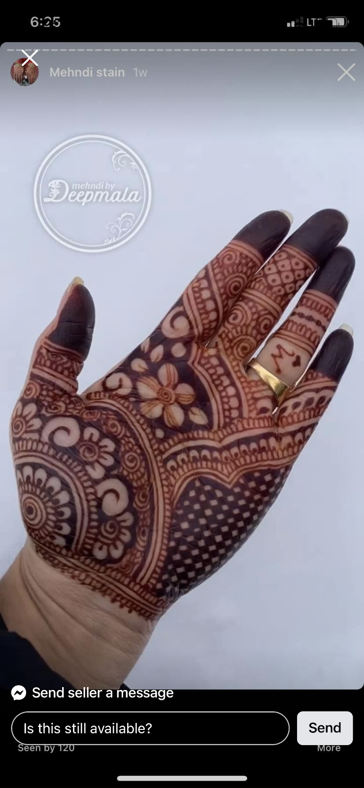 Henna artist | Heartview Rd, Brampton, ON L6Z 0C9, Canada | Phone: (416) 540-1237