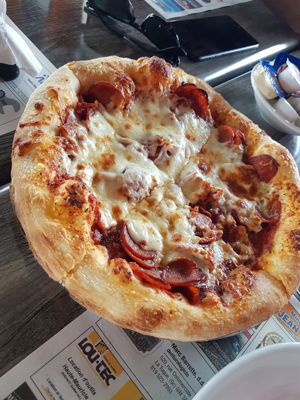 Italia Pizzeria Enr | 371 Rue St François, La Tuque, QC G9X 1S6, Canada | Phone: (819) 523-9517