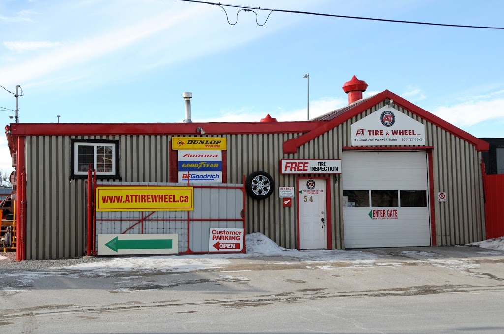 A&T Tire & Wheel Ltd | 54 Industrial Pkwy S, Aurora, ON L4G 3V6, Canada | Phone: (905) 727-8345