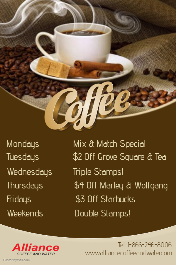 Alliance Coffee And Water | cafe | 760 Notre Dame Ave, Sudbury, ON P3A 2T4, Canada | 7055668484 OR +1 705-566-8484