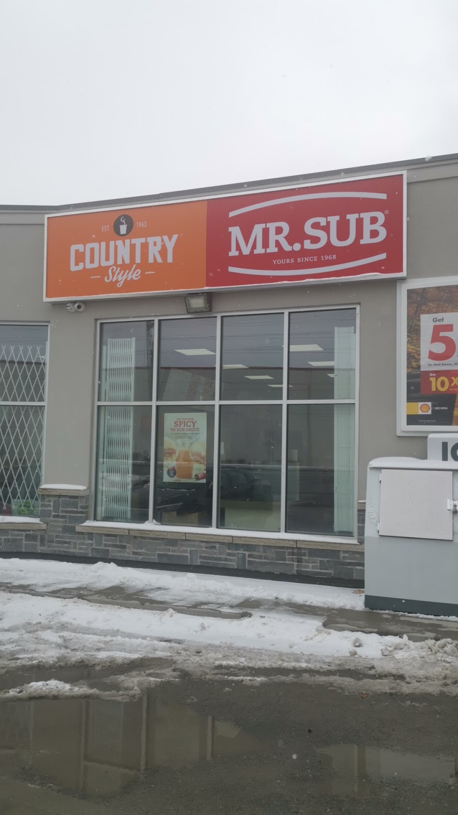 Country Style | 8612 Regional Road 25 Shell Gas Station, Milton, ON L6J 2X7, Canada | Phone: (905) 878-1897