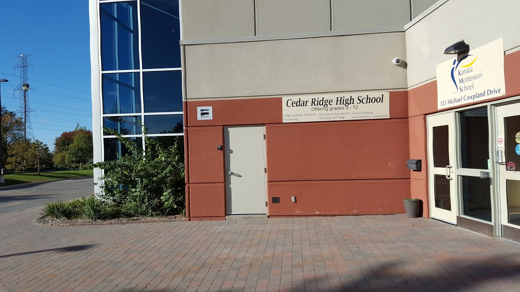 Cedar Ridge High School (7-12) | 275 Michael Cowpland Dr, Kanata, ON K2M 2G2, Canada | Phone: (613) 592-9019