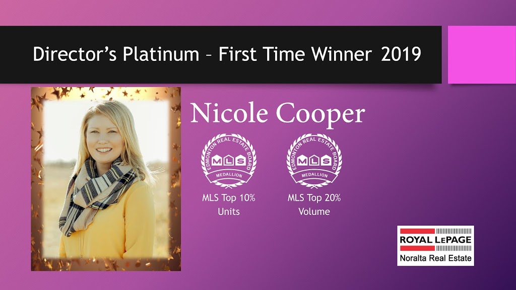 Nicole Cooper Real Estate Professional | 15057 Stony Plain Rd #200, Edmonton, AB T5P 4W1, Canada | Phone: (780) 264-1436