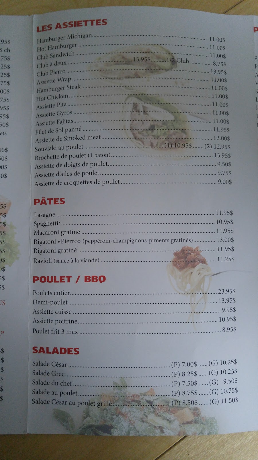 Restaurant Aux Pierro | 1 Rue Mill, Howick, QC J0S 1G0, Canada | Phone: (450) 237-0500
