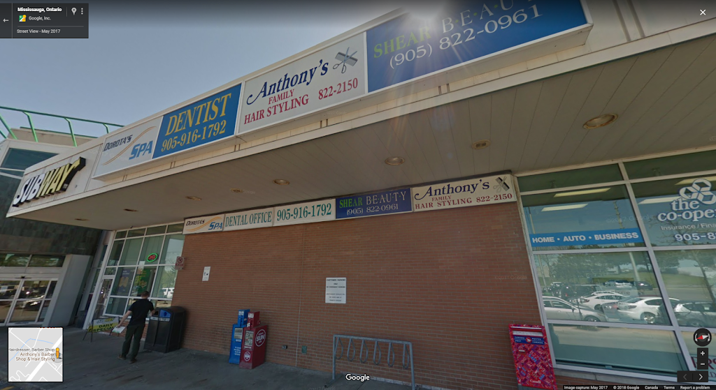 Anthonys Barber Shop & Hair Styling | 2458 Dundas St W, Mississauga, ON L5K 1R8, Canada | Phone: (905) 822-2150