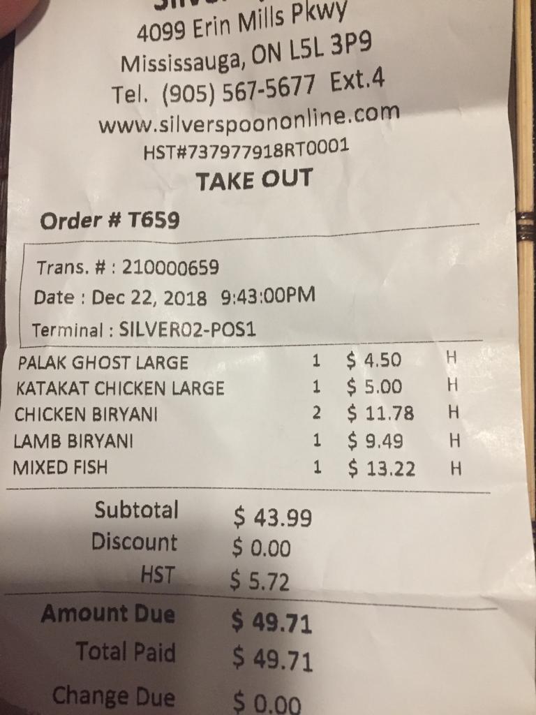 Silver Spoon Erin Mills | 4099 Erin Mills Pkwy, Mississauga, ON L5L 3P9, Canada | Phone: (905) 567-5677