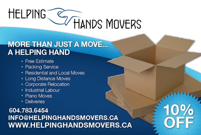 Helping Hands Movers | 6485 Cedarhurst St, Vancouver, BC V6N 1H9, Canada | Phone: (604) 783-6454