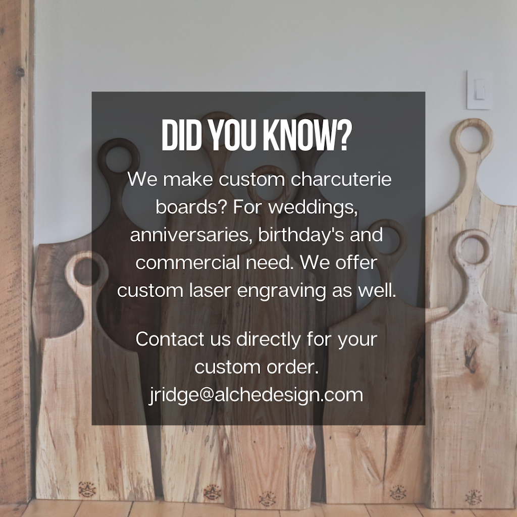 Alche Design Co. | 668 Mt Pleasant Rd, Mount Pleasant, ON N0E 1K0, Canada | Phone: (905) 741-0347