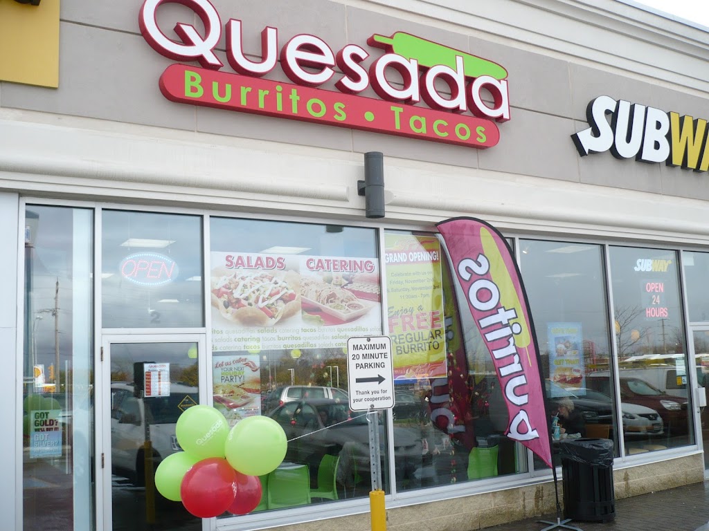 Quesada Burritos & Tacos | 489 Wellington Rd, London, ON N6C 4R3, Canada | Phone: (519) 668-6660