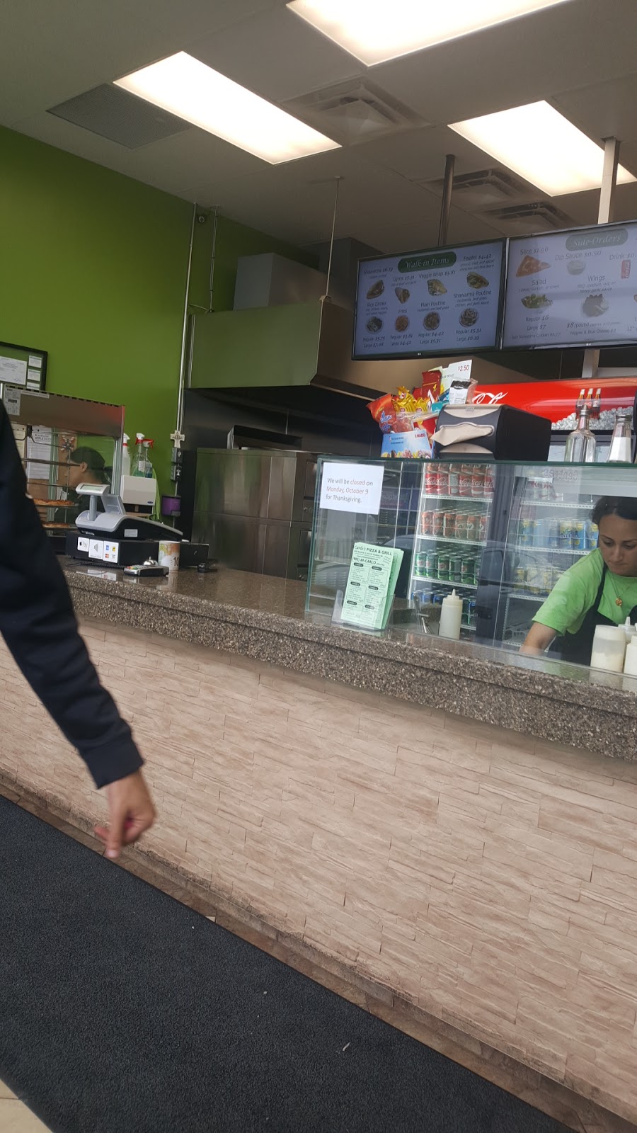 Carlos Pizza & Grill | 10-1970 Rymal Rd E, Hannon, ON L0R 1P0, Canada | Phone: (905) 692-2756
