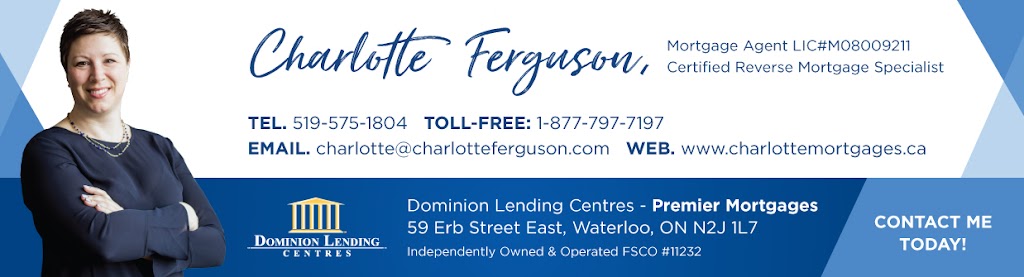 Charlotte Ferguson - DLC Premier Mortgages - Mortgage Agent | 59 Erb St E, Waterloo, ON N2J 1L7, Canada | Phone: (519) 575-1804
