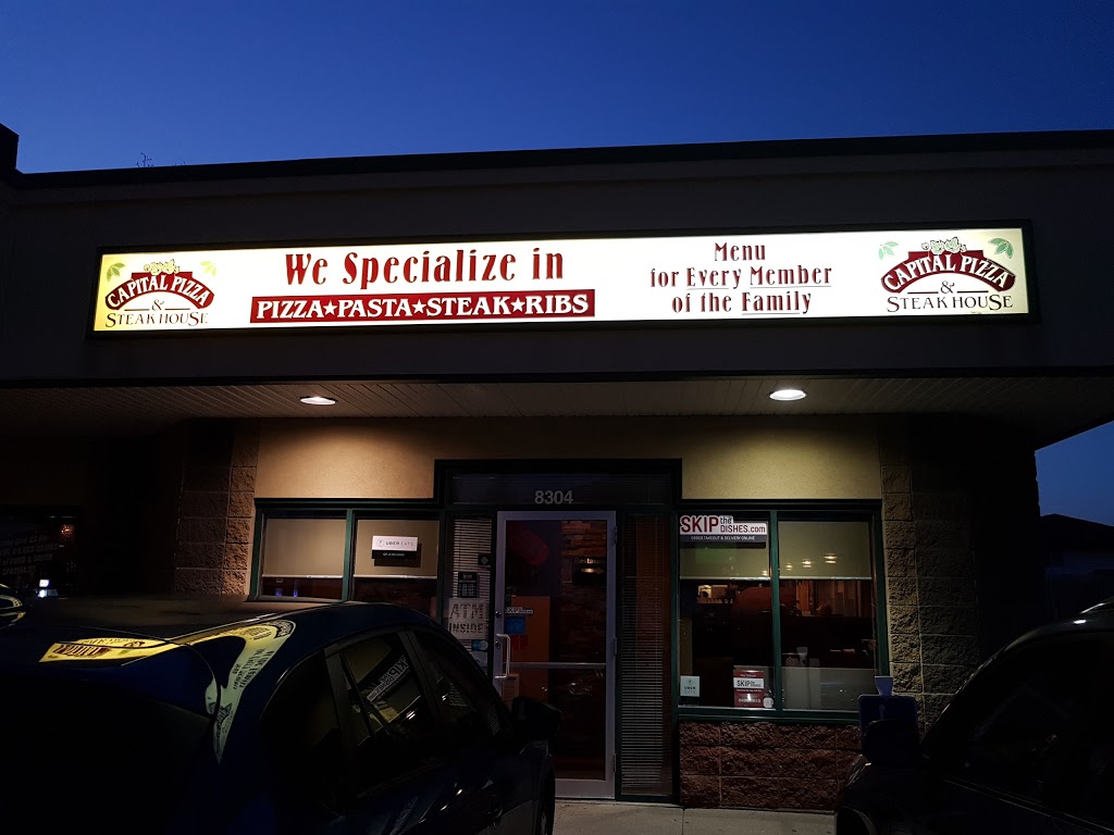 Capital Pizza & Steak House | 8304 160 Ave NW, Edmonton, AB T5Z 3P1, Canada | Phone: (780) 457-0909