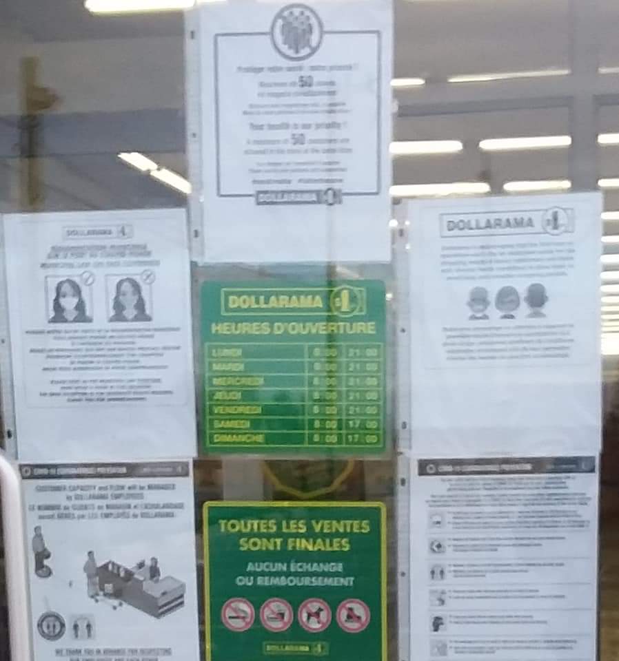 Dollarama | 115 Rue Lake, Huntingdon, QC J0S 1H0, Canada | Phone: (450) 264-4341