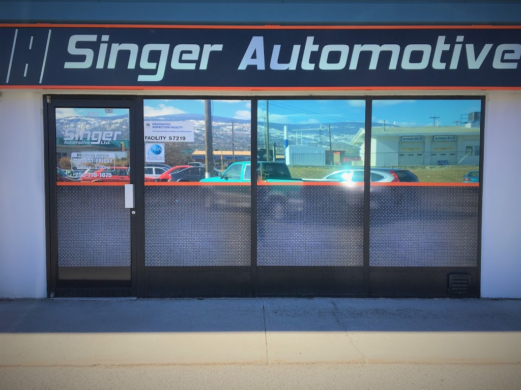 SINGER AUTOMOTIVE LTD. | 48 Industrial Ave W #126, Penticton, BC V2A 6M2, Canada | Phone: (250) 770-1075
