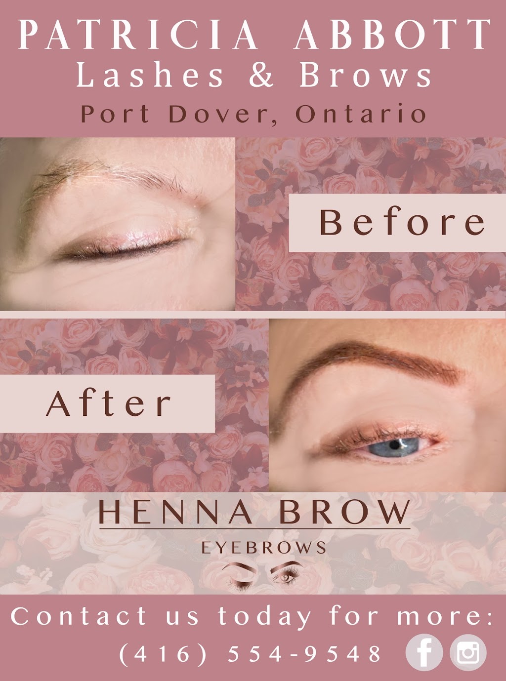 Patricia Abbott Lashes & Brows | 87 Thompson Dr Unit 6, Port Dover, ON N0A 1N4, Canada | Phone: (416) 554-9548