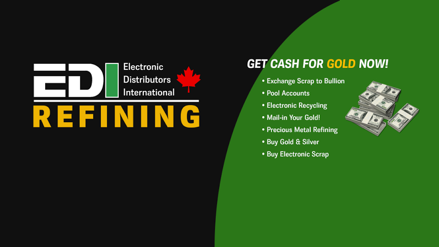 EDI Refining | 15 Progress Dr, Orillia, ON L3V 6H1, Canada | Phone: (705) 327-8691