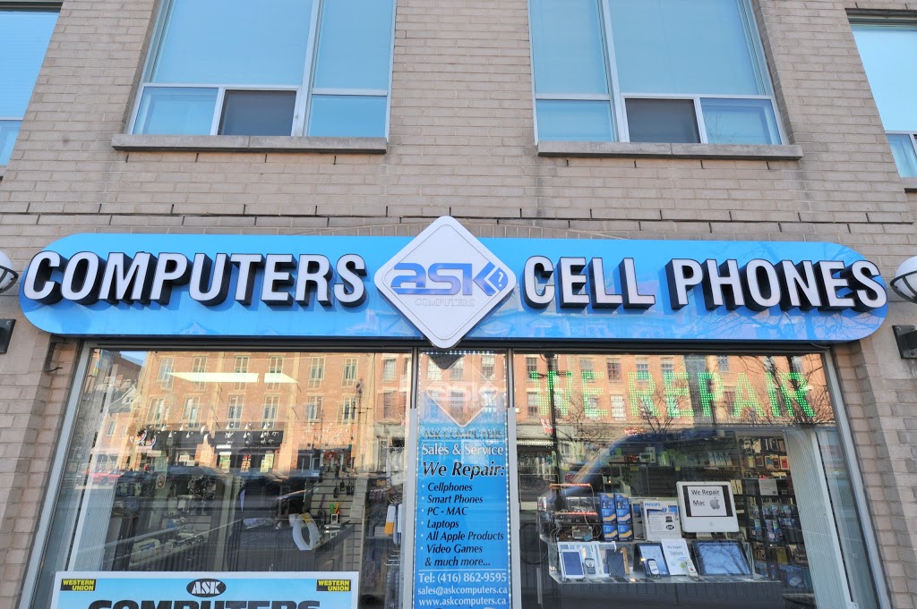 ASK Computers & Cellphone Repair | 111 Front St E, Toronto, ON M5A 4S5, Canada | Phone: (416) 862-9595