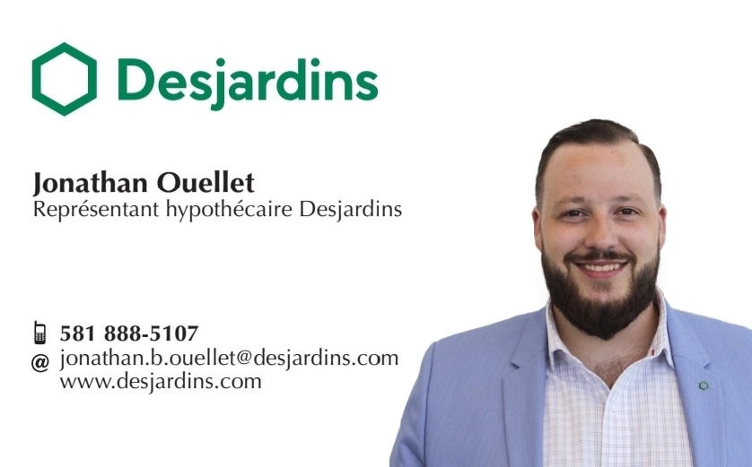 Jonathan Ouellet - représentant hypothécaire Desjardins | 66 Chem. Hillside, Shannon, QC G3S 0J6, Canada | Phone: (581) 888-5107