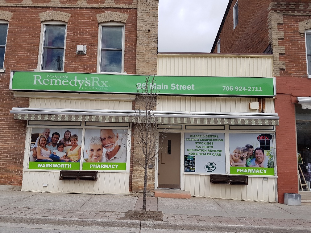 RemedysRx - Warkworth Pharmacy | 26 Main St, Warkworth, ON K0K 3K0, Canada | Phone: (705) 924-2711
