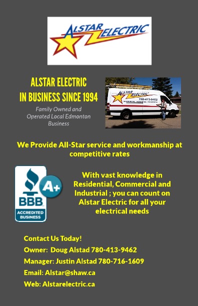 Alstar Electric | 200 50302, Range Rd 244A, Leduc County, AB T4X 0P4, Canada | Phone: (780) 413-9462
