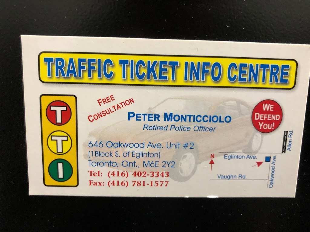 Traffic Ticket Info Centre | 646 Oakwood Ave, York, ON M6E 2Y2, Canada | Phone: (416) 781-1422