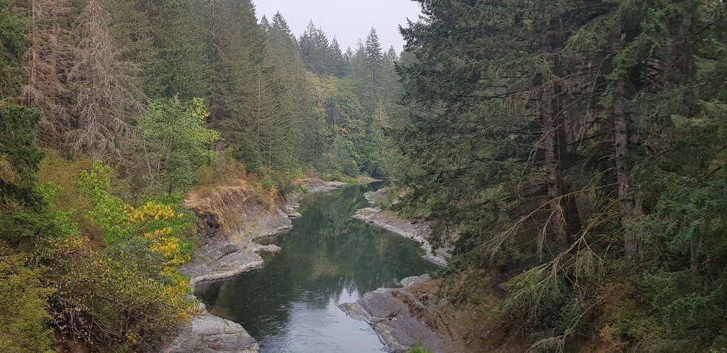 Skutz Fall parking lot trail head | Riverbottom Rd W, Lake Cowichan, BC V0R 2G0, Canada