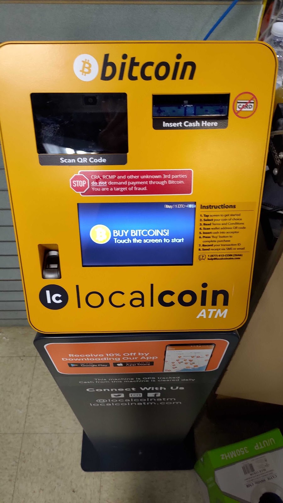 Localcoin Bitcoin ATM | 4925 Wyandotte St E, Windsor, ON N8Y 1J1, Canada | Phone: (877) 412-2646