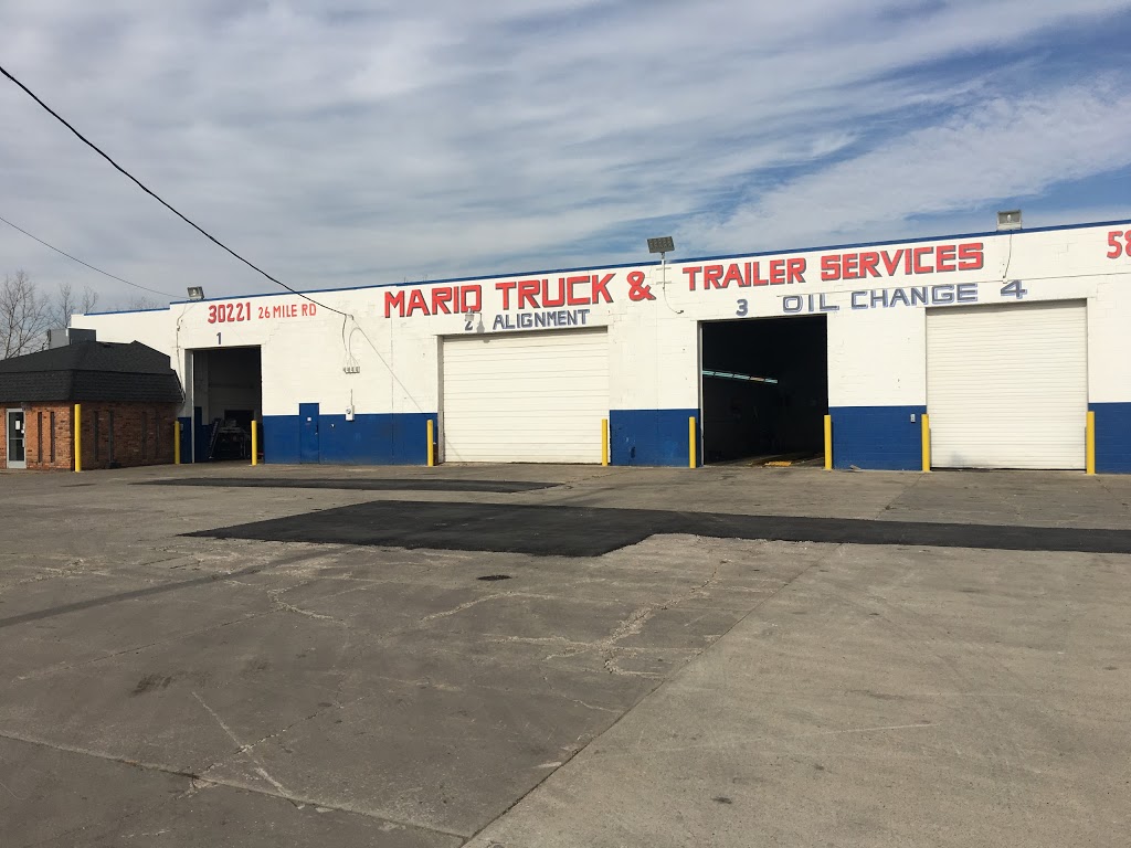 Mario Truck & Trailer Services | 30221 26 Mile Rd, New Haven, MI 48048, USA | Phone: (586) 552-8548