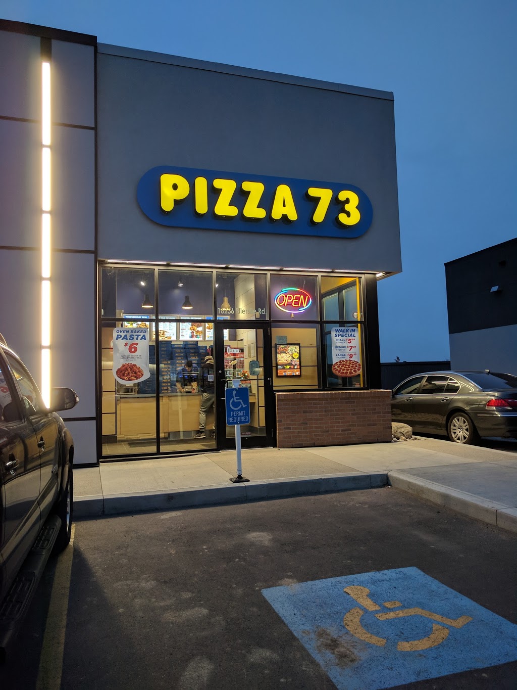 Pizza 73 | 16236 Ellerslie Rd SW, Edmonton, AB T6W 3S8, Canada | Phone: (780) 473-7373