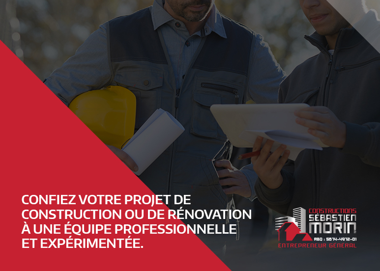 Construction Sébastien Morin | 7920 127e Rue, Saint-Georges, QC G5Y 5B9, Canada | Phone: (418) 222-3228