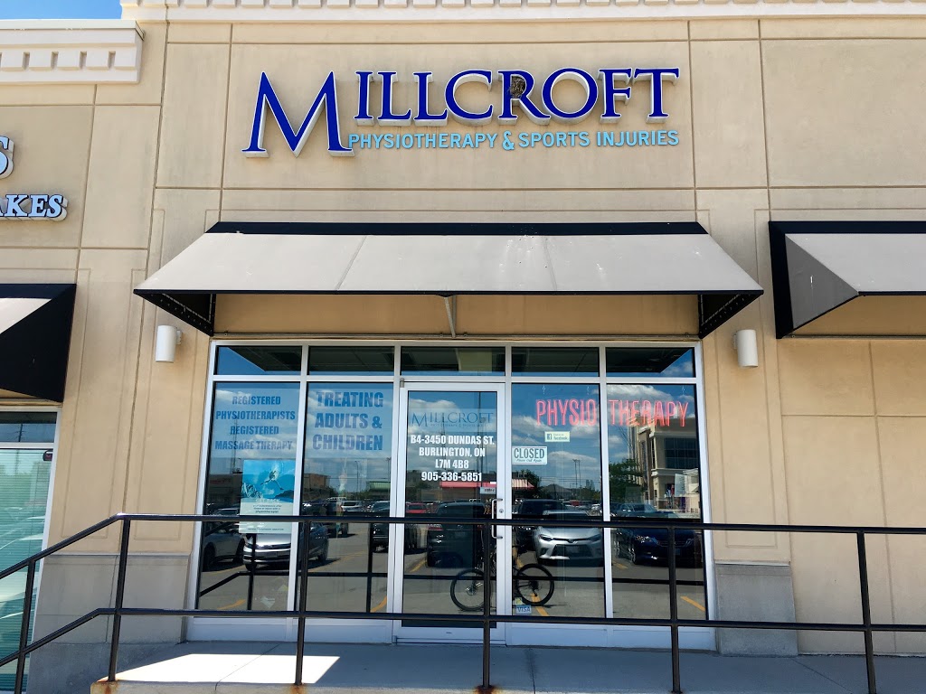 Millcroft Physiotherapy & Sports Injury Clinic | 3450 Dundas St, Burlington, ON L7M 4B8, Canada | Phone: (905) 336-5851
