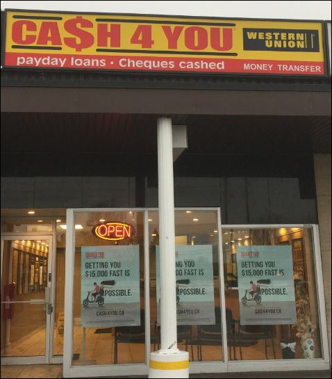 Cash 4 You | 2082B Lawrence Ave E, Scarborough, ON M1R 2Z5, Canada | Phone: (416) 757-8800