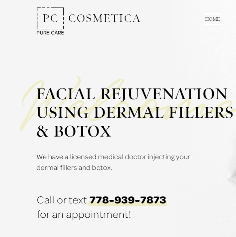 Pure Care Cosmetica | 22470 Dewdney Trunk Rd #105, Maple Ridge, BC V2X 5Z6, Canada | Phone: (778) 939-7873